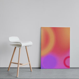 Poster de Gradiente Colorido Colorido de Vintagem 