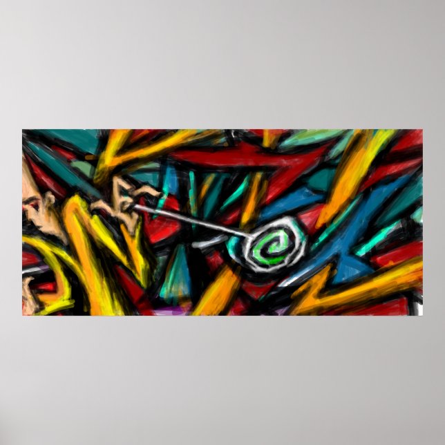 Poster de grafite (Frente)