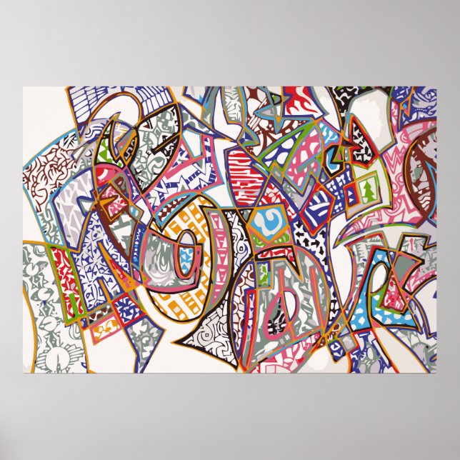 Poster de grafite (Frente)