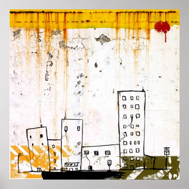 poster de grafite urbano (Frente)