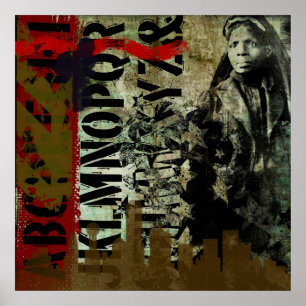 poster de grafite urbano