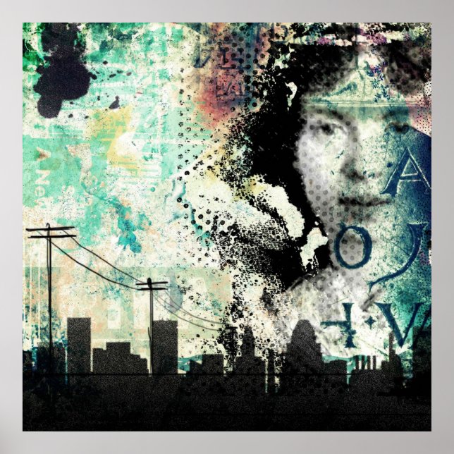 poster de grafite urbano (Frente)