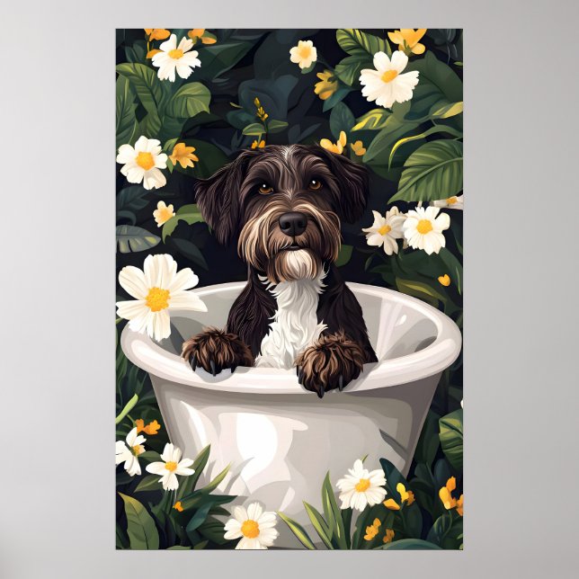Poster de Griffon de Ponte com Cabelo Raspado na B (Frente)