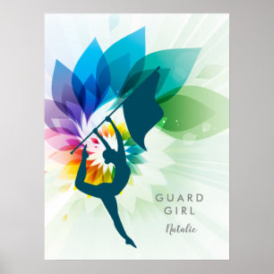 Poster de Guarda de cores personalizável