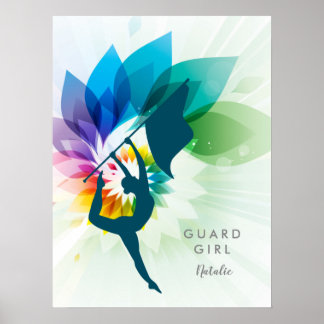 Poster de Guarda de de cor personalizável