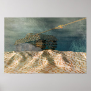 Poster de guerra cibernética