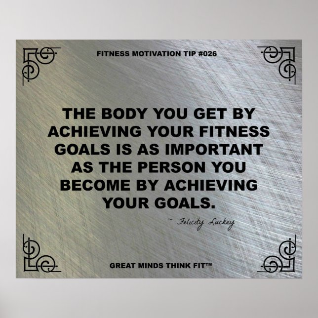 Poster de Gym para Motivação Malhação #026 (Frente)
