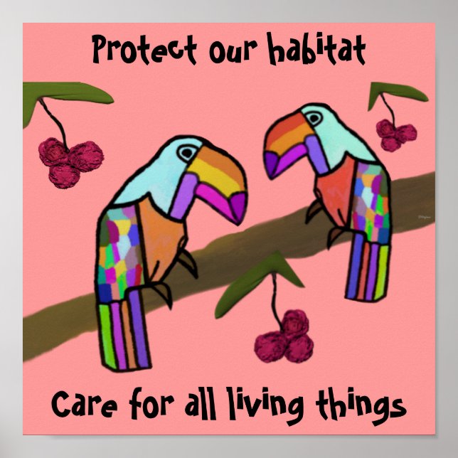 Poster de Habitat de tucanos (Frente)