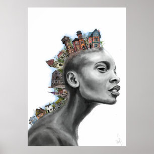 Poster de Hair Girl do Punk House
