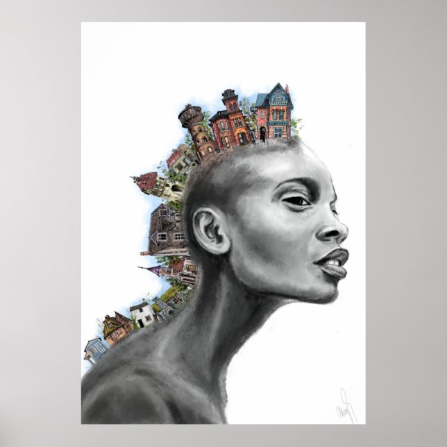 Poster de Hair Girl do Punk House (Frente)