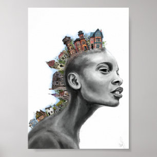 Poster de Hair Girl do Punk House