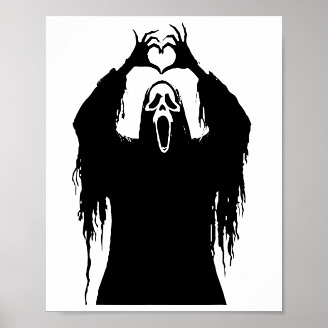 Poster de Halloween Assustador (Frente)