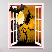 Poster de Halloween de Witette Silhouette