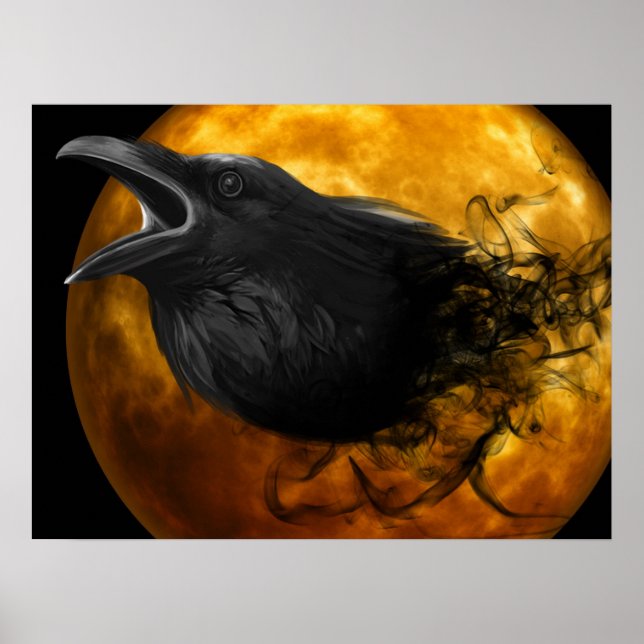 Poster de Halloween-Raven Poster (Frente)