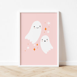 Poster de Halloween Rosa Duplo