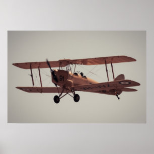 Póster De Havilland Tiger Moth
