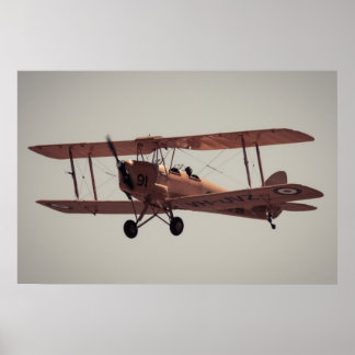 Póster De Havilland Tiger Moth