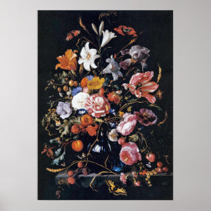 Poster de Heem Floral Vase Painting