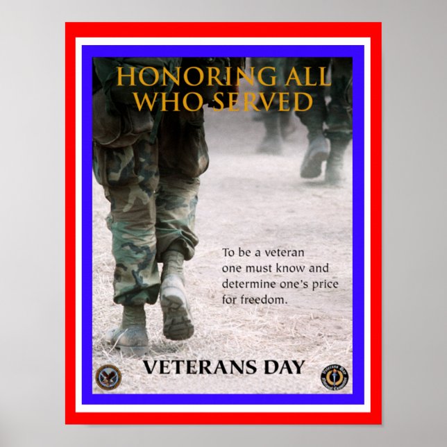 poster de honra dos veteranos a partir das 14h95 (Frente)