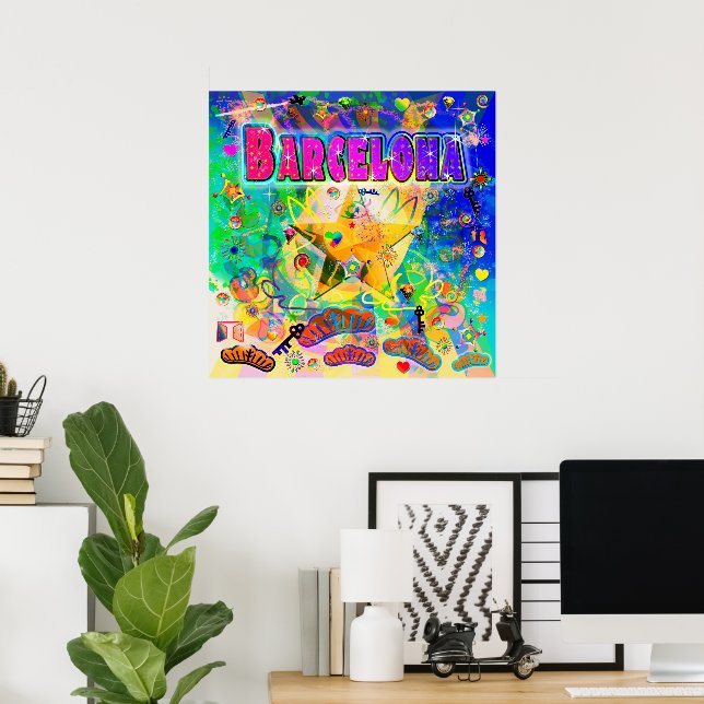Poster de Hora de Barcelona (Escritório em casa)