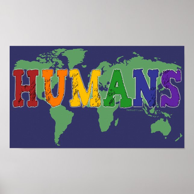 Poster de humanos (Frente)