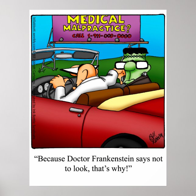 Poster de Humor Halloween "Spectickles" (Frente)