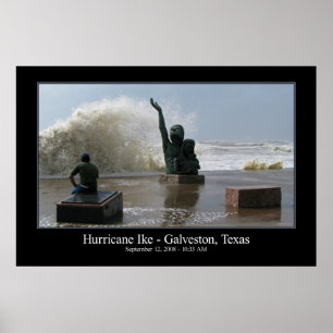 Poster de Ike do furacão