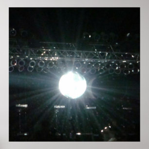 Poster de iluminação do palco