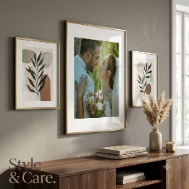 Poster de Imagem de Casamento de Casal Decoração d