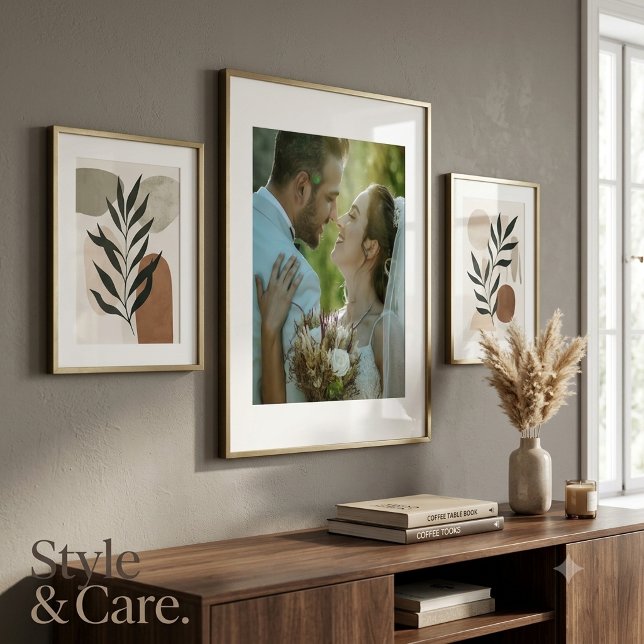 Poster de Imagem de Casamento de Casal Decoração d (Couple Wedding Image Poster Personalized Love Decor)
