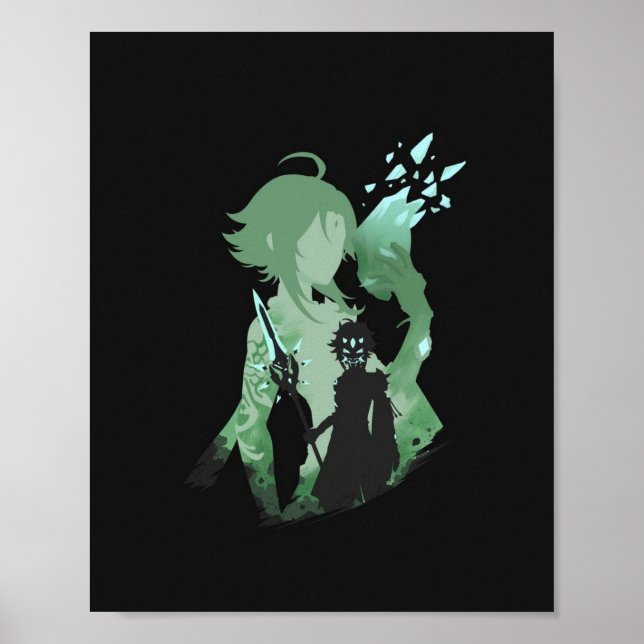 Poster de Impacto Genshin (Frente)