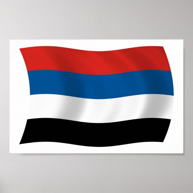 Pôster de Impressão da Bandeira dos Povos Indígena (Frente)