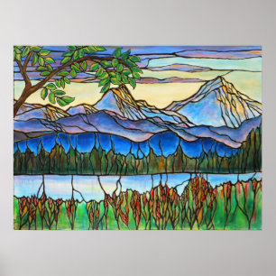 Póster De "impressão das canvas de uma paisagem um dia