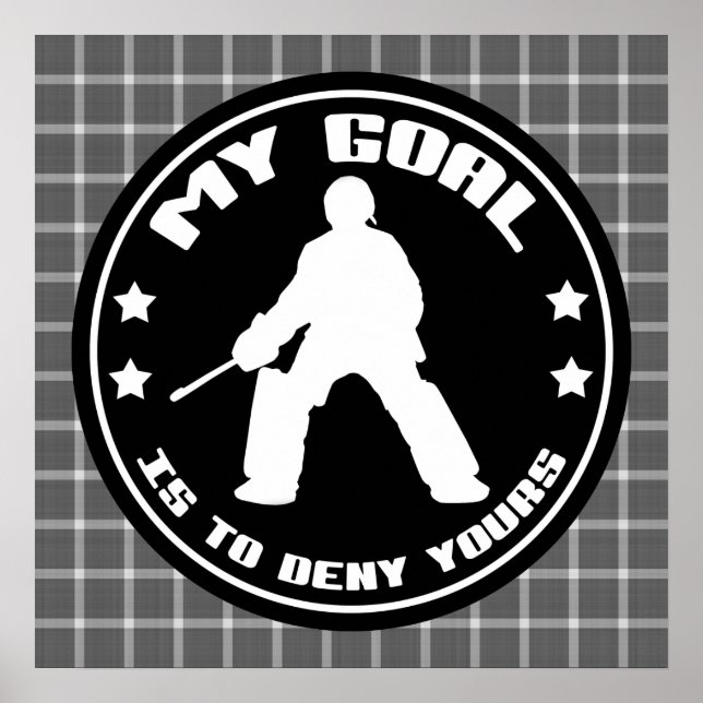 Poster de Impressão de Cota de Hockey de Campo (Frente)