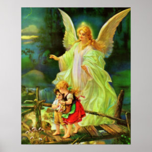 Poster de Impressão de Imagem de Anjo do Guardiã