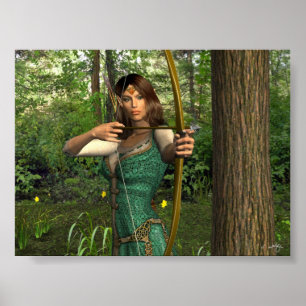 Póster De "impressão do arqueiro Elven"