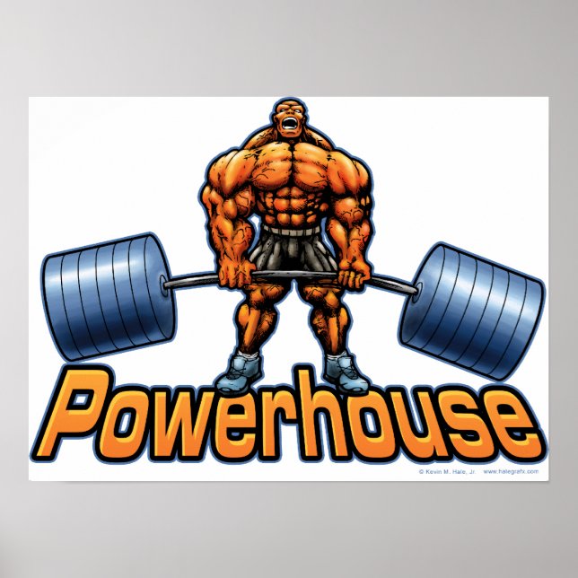 Poster de Impressão do Powerhouse (Frente)