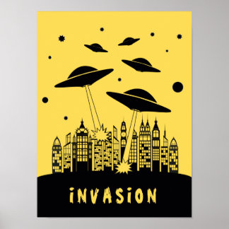 Poster de Invasão de Alienígena