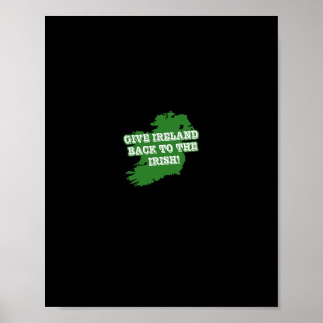 Poster Dê Irlanda Ck Ao Republicano Irlandês (Frente)