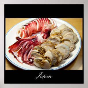 Poster de Japão, comida de Japão