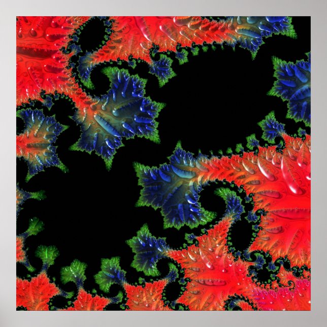 Poster de Jardim Mandelbrot (Frente)