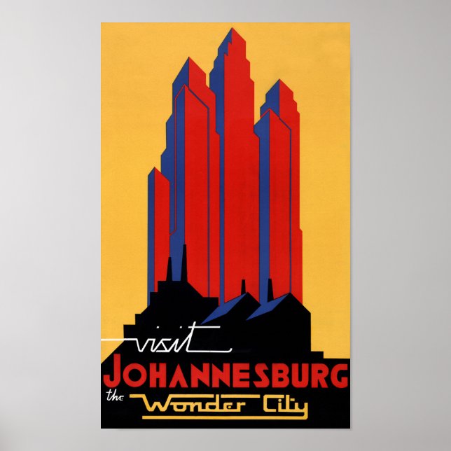 Poster de Joanesburgo Restaurada (Frente)