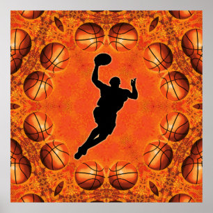 POSTER DE JOGADOR BASKETBALL