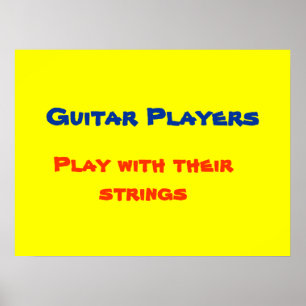 Poster de Jogadores de Violão