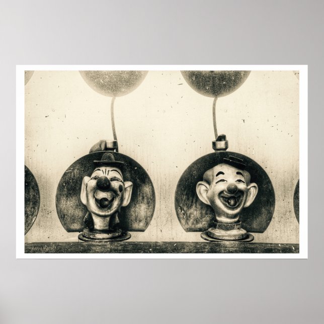 Poster de Jogo de Carnaval Vintage (Frente)