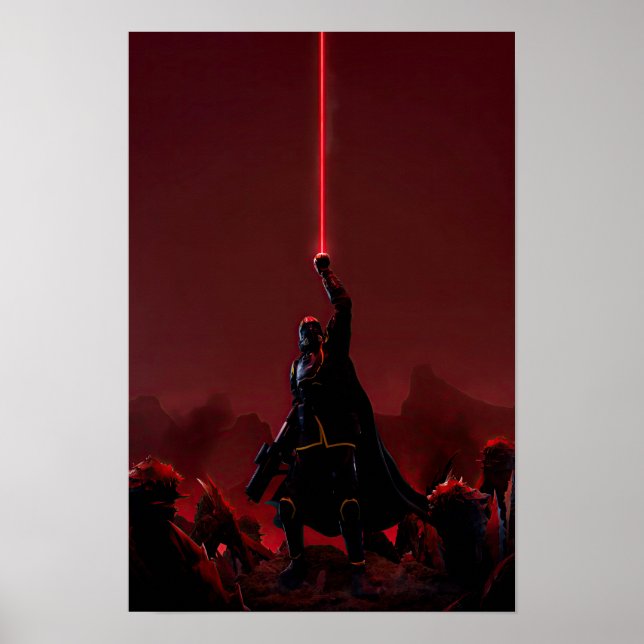 Poster de jogos no mundo cibernético (Frente)