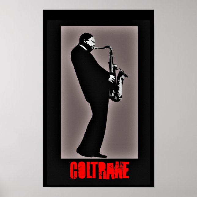 Poster de John Coltrane Jazz (Frente)