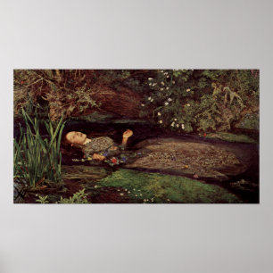 Poster de John Everett Millais Ophelia