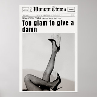 Poster de jornal, retrô Trendy Wall Art