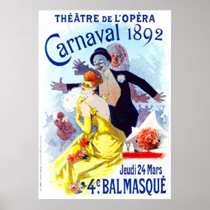 Poster de Jules Cheret Carnaval